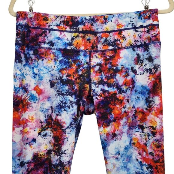 Athleta Hypersonic Sonar Ember Crop Leggings Womens Medium - Picture 2 of 8